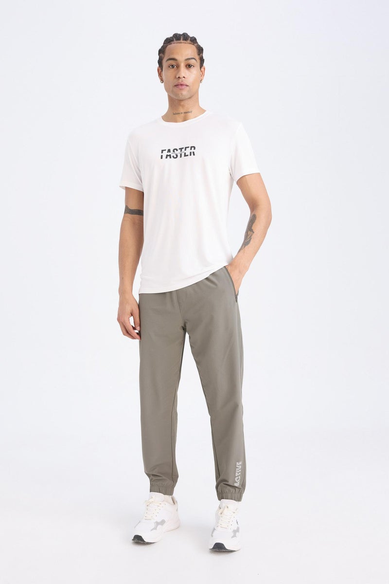 DeFacto Green Man DeFactoFit Slim Fit Double Pocket Woven Sports Joggers Casual - Image 4